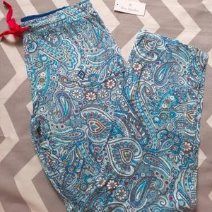 Vera bradley pajama pants paisley